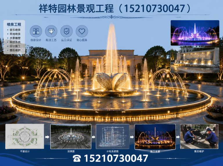 高阳县音乐喷泉展示图